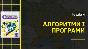 Інформатика 7 клас / Алгоритми і програми. Python / Розділ 4