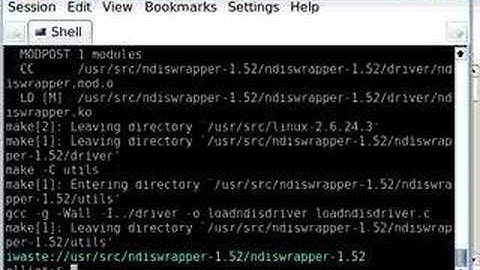 Linux HOWTO #1: How to install and use ndiswrapper