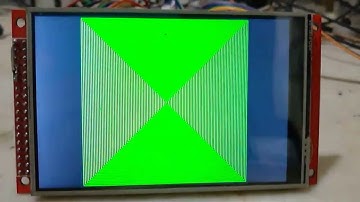 Test TFT 4" HX8357B con PIC18F67k22