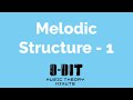 Music theory minute 21  intro to melodic structure