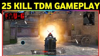 FAUG TDM MODE 25 Kills GAMEPLAY | FAUG New Update | Faug tdm Gameplay with gun #faug trailer