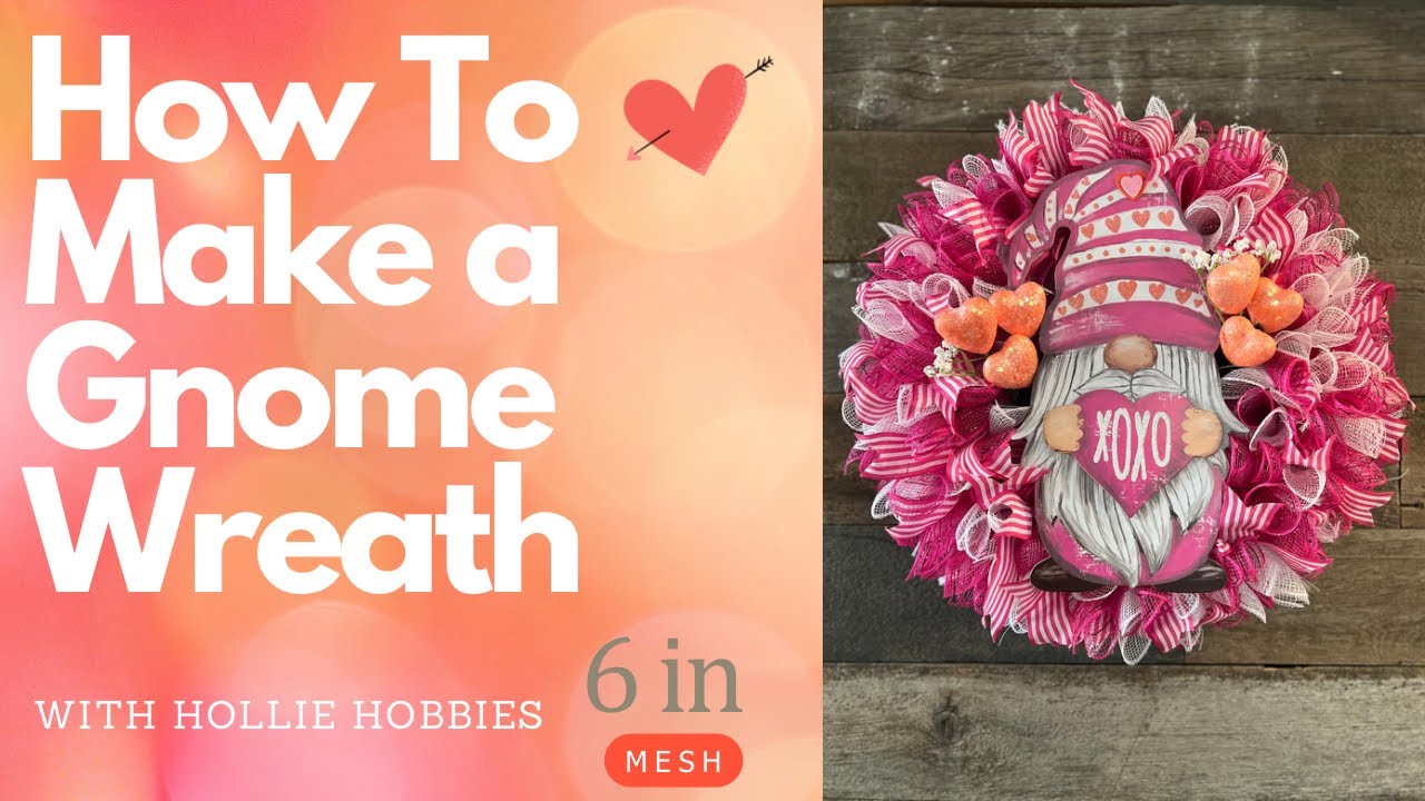 Valentine's Day Wreath made with Dollar Store Items - Morena's Corner