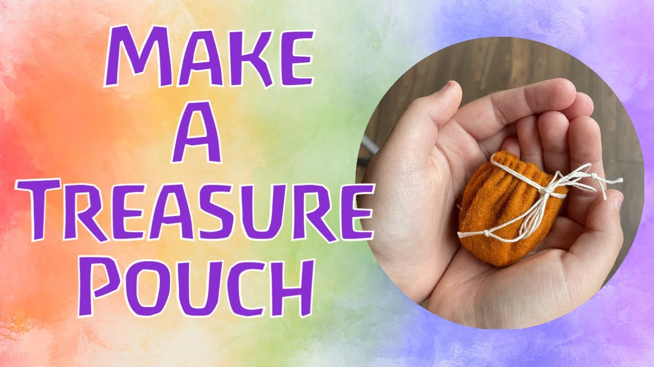 Make a Treasure Pouch – Learn to Sew a Running Stitch - YouTube