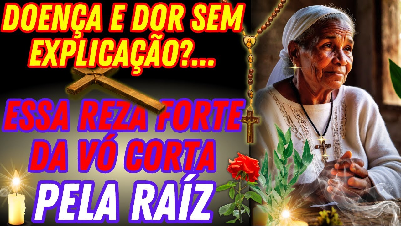 🌟 REZA FORTE de VÓ pra CURAR DOR que NÃO PASSA | Dor Física ou Espiritual, Aqui Tem Alívio e Fé!
