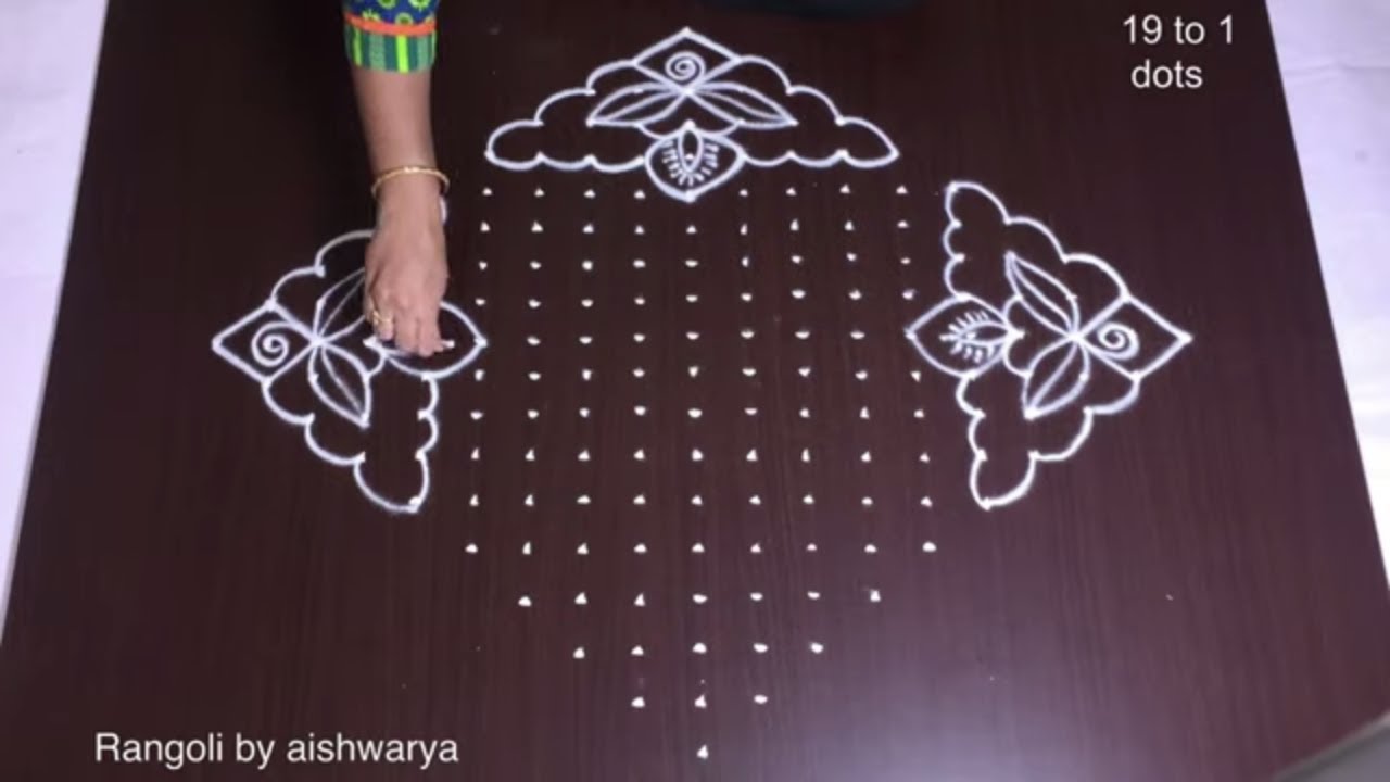 Amazing Rangoli Pedha Muggulu