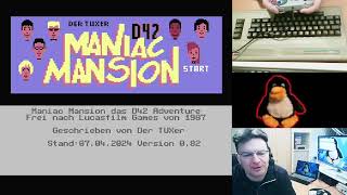 C64: Läuft D42 Maniac Mansion auf The C64 Maxi ?