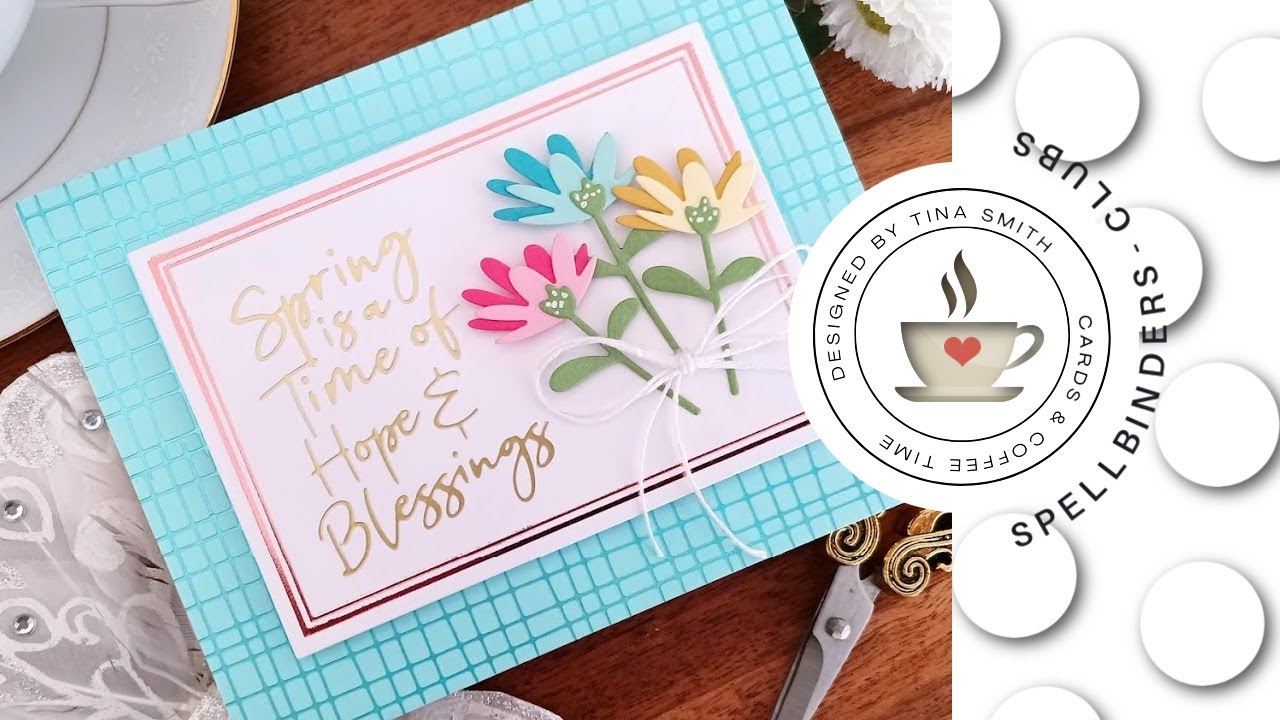 Spellbinders | Glimmer Hot Foil Kit of the Month | March 2021 - YouTube