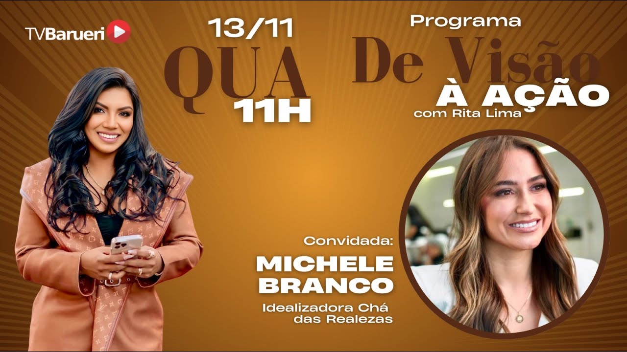 De Visão À Ação  – Com Rita Lima | 13/11