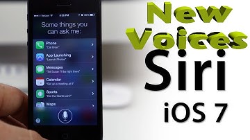 NEW iOS 7 SIRI VOICE | iOS 7 BETA 2 NEW Male & Female voices