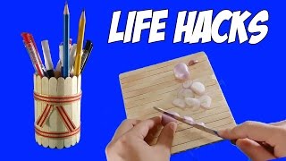 3 fantastic things can be made with popsicle sticks - life hacks