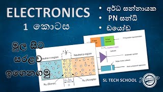 P-N junction and diode in sinhala , Engineering Technology & Physics electronic Sinhala screenshot 1