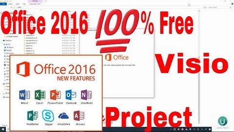 Download & Install Microsoft Office 2016 (With Visio and Project) Free For Windows 10 Arabic+English