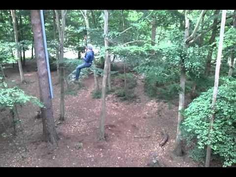 Go Ape Black Park Stage 5 Tarzan Swing Take 2 Youtube