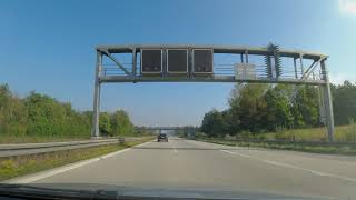 Driving Towards Munich Airport - Beautiful Germany