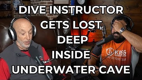 DIVERS REACT TO DIVE INSTRUCTOR LOST INSIDE DEEP CAVE