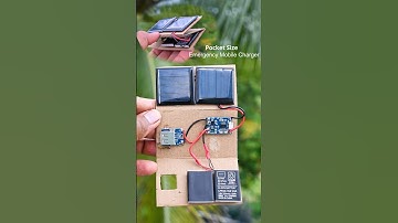 Portable Solar Power Bank Build | Charge Anywhere with Dual Panels #shorts #solar #project