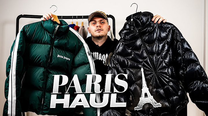 Cash Out Haul από Παρίσι (Moncler,Palm Angels, PSG)