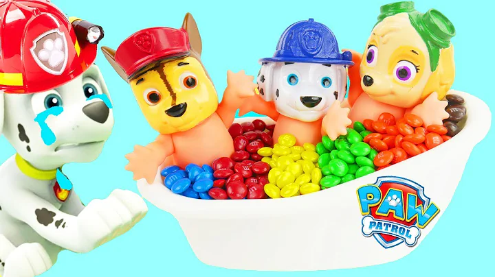 Learn Colors M&M's Candy Dispenser Machine Toys Spiderman Foam Ice Cream Superhero Surprise Eggs