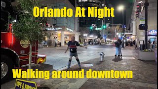 Orlando at Night - Walking Downtown Can Be Crazy by I am Walking Man 3,723 views 3 months ago 24 minutes