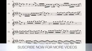 DESPACITO SHEET MUSIC & PLAY ALONG  FOR CLARINET, TRUMPET, TENOR & SOPRANO SAX