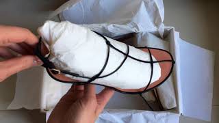 CELINE Nude Sandal Unboxing