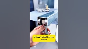 Ròng rọc bánh xe đường ray dùng để lắp đặt cửa trượt, vận chuyển hàng hóa và đồ đạc dễ dàng.