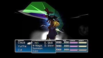 FINAL FANTASY VII Clouds final limit break Omnislash