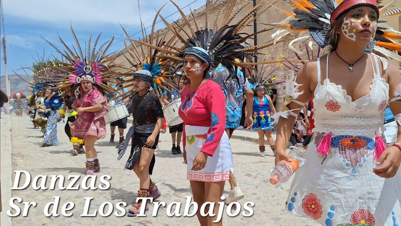 Danzas Señor de Los Trabajos, Mineral de Pozos, San Luis de La Paz, Guanajuato, México #pueblomágico