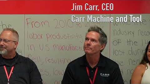 VID-75  Customers Speak: Why CNC Automation?  Jim Carr  of Carr Machine & Tool