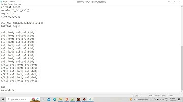 BCD to Excess 3 code verilog
