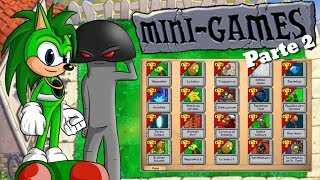 Minijuegos de Plantas VS Zombies - Del más fácil al más difícil-con Yezan Parte 2