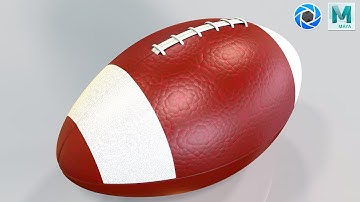 Thanksgiving special : Modeling a Football in Maya 2017