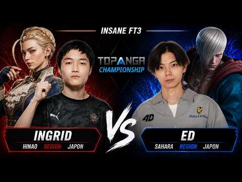 🔥 INTENSE MATCH ▰ SAHARA (Ed) vs HINAO (Ingrid) ▰ TOPANGA Championship–Street Fighter 6 🔥
