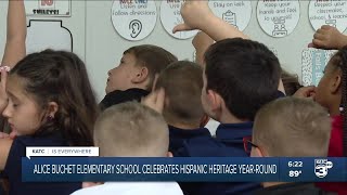 Students at Alice Buchet Elementary Celebrate Hispanic Heritage Year-round