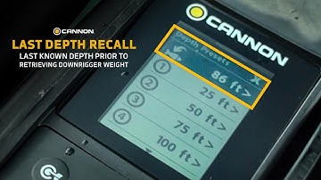 Downrigger Depth Presets - Last Depth Recall