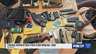 Teens arrested for string of local car break-ins