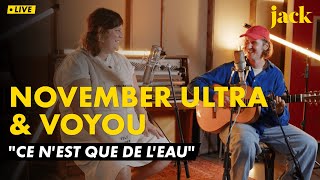 November Ultra & Voyou reprennent « Ce n’est que de l’eau » de Pierre Barouh