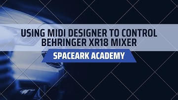 MIDI DESIGNER with BEHRINGER XR18 and MUTING CHANNELS only on SPECIFIC AUX OUTPUTS using SNAPSHOTS