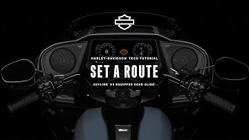 How to Set a Route with Navigation and Skyline OS | 2024 Harley-Davidson Road Glide