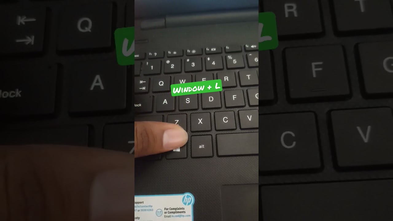 how to lock screen shortcut key laptop/pc #computer #shortcutkey