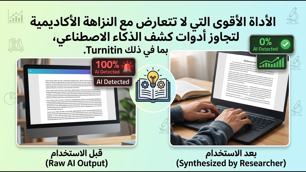 اكتشف الأداة القادرة على تخطي جميع  أدوات الكشف عن الذكاء الاصطناعي ومعرفة أيهم اقرب لTurnitin