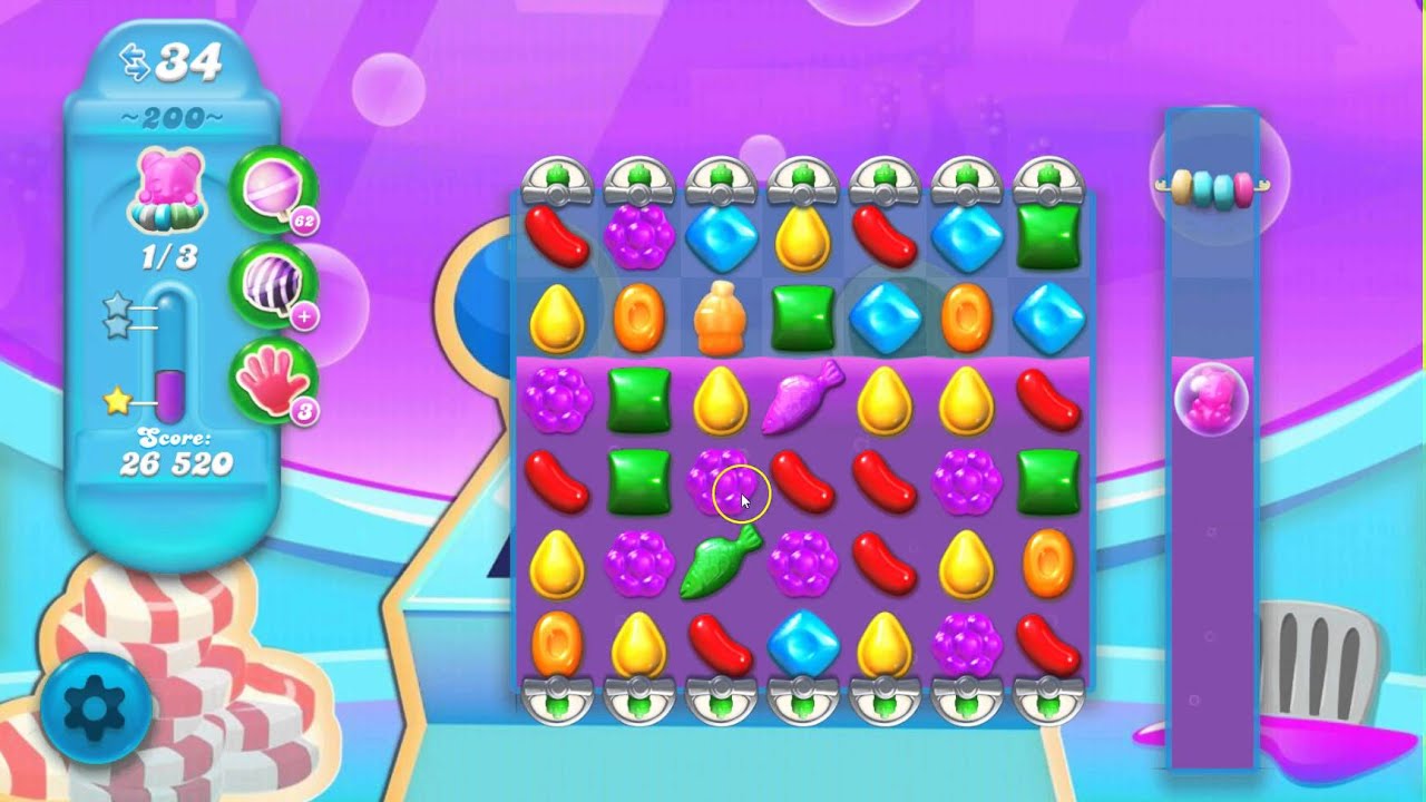 Candy Crush Soda Saga Level 200 New No Boosters