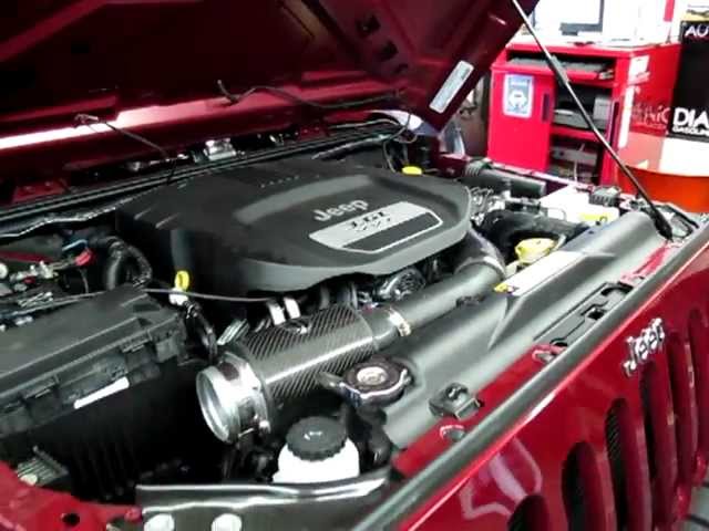 RIPP 2012 Jeep Wrangler JK Cold Air Kit Dyno Test - YouTube