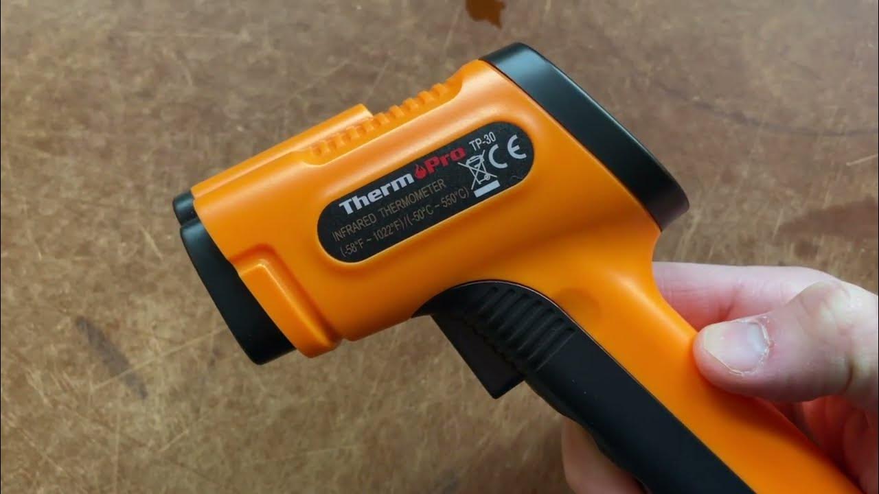 ThermoPro TP30 Digital Infrared Thermometer Review (Test With Ooni Oven