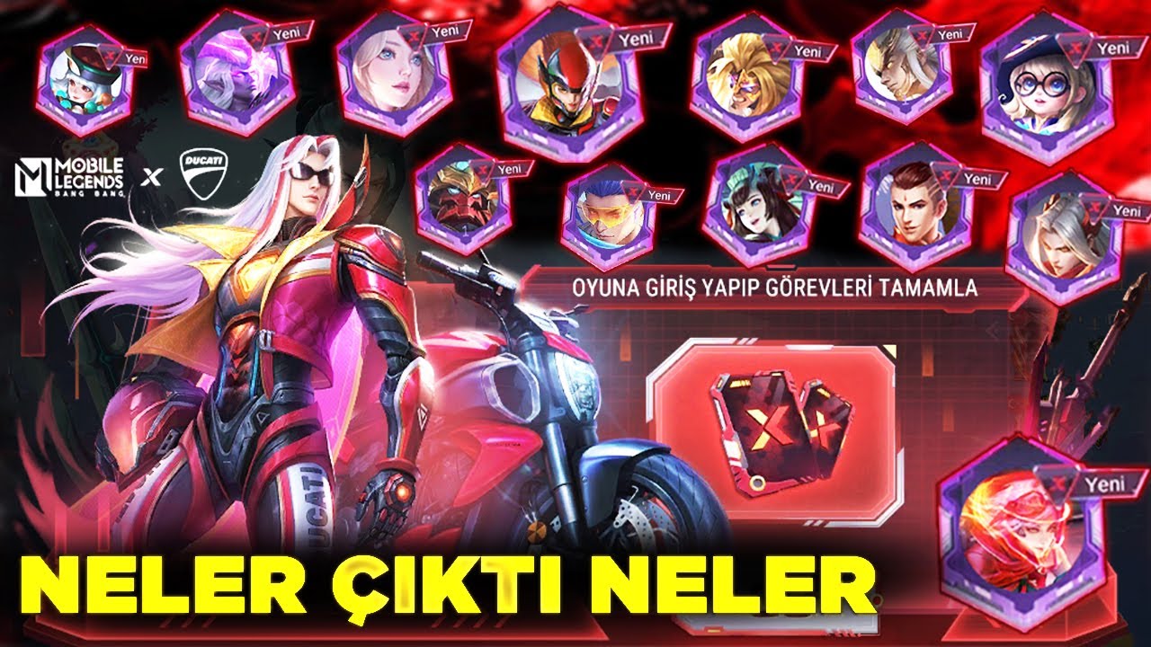 NELER ÇIKTI NELER MLBB X DUCATI 500X PART 2 PREMIUM TEDARİK ÇEKİLİŞİ