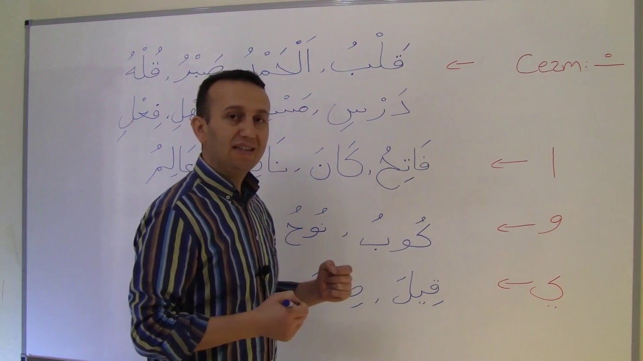 Arap Alfabesi (Sıfırdan Arapça) 5. Ders Cezim ve Uzatma Harfleri