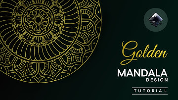 Golden Mandala Design in Inkscape