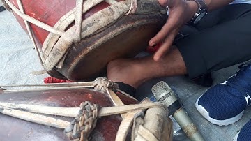 Belajar kendang gedug sunda/Learning Sundanese drum