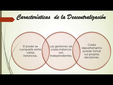 Vídeo: Diferencia Entre Centralización Y Descentralización