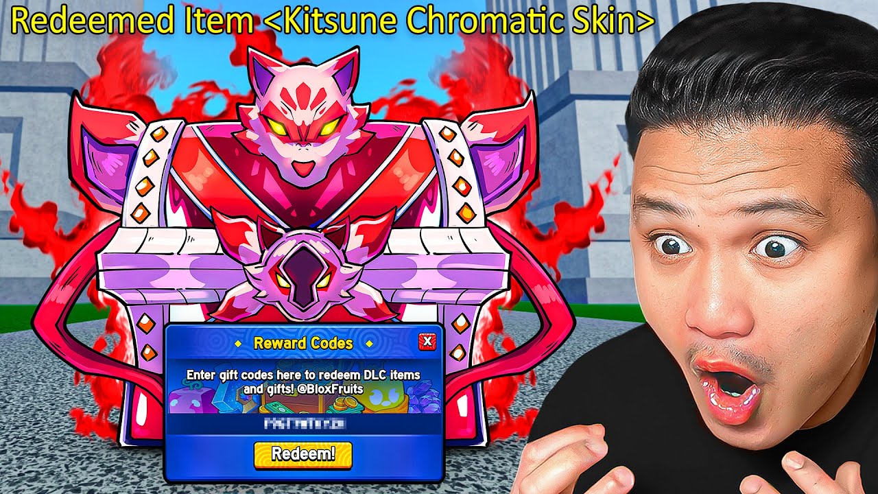 Blox Fruits NEW KITSUNE TOY! With NEW CHROMATIC SKIN + FREE PERM Fruits